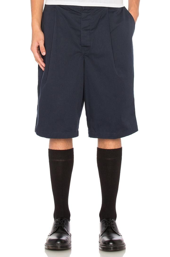 Uniform Pleated Shorts