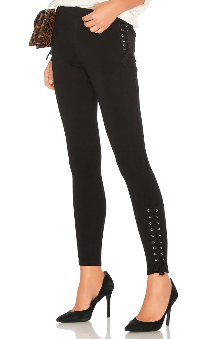 Luxe Lace Up Leggings
