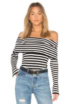 Off The Shoulder Rib Pullover