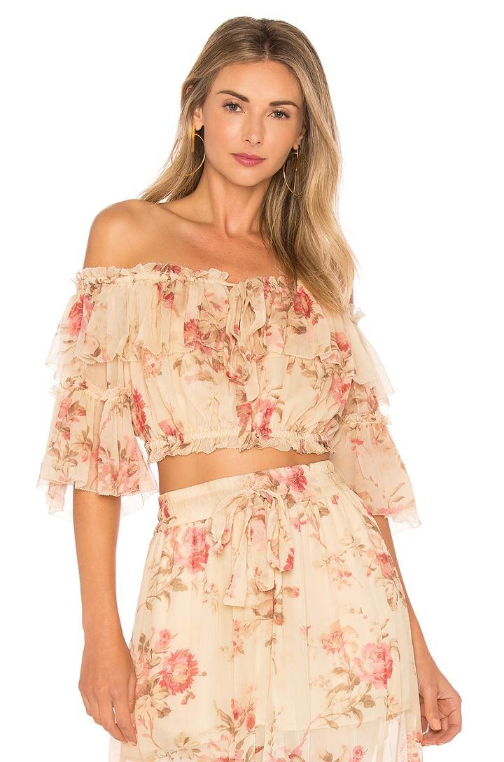 X Revolve Prima Cherry Crop Top
