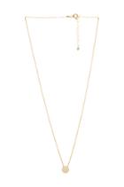 Natalie B Ottoman Small Disc Necklace