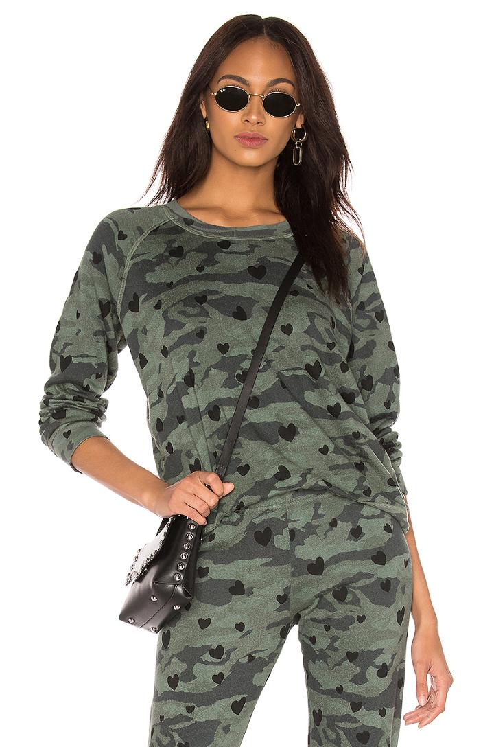 Camo Raglan Sweatshirt