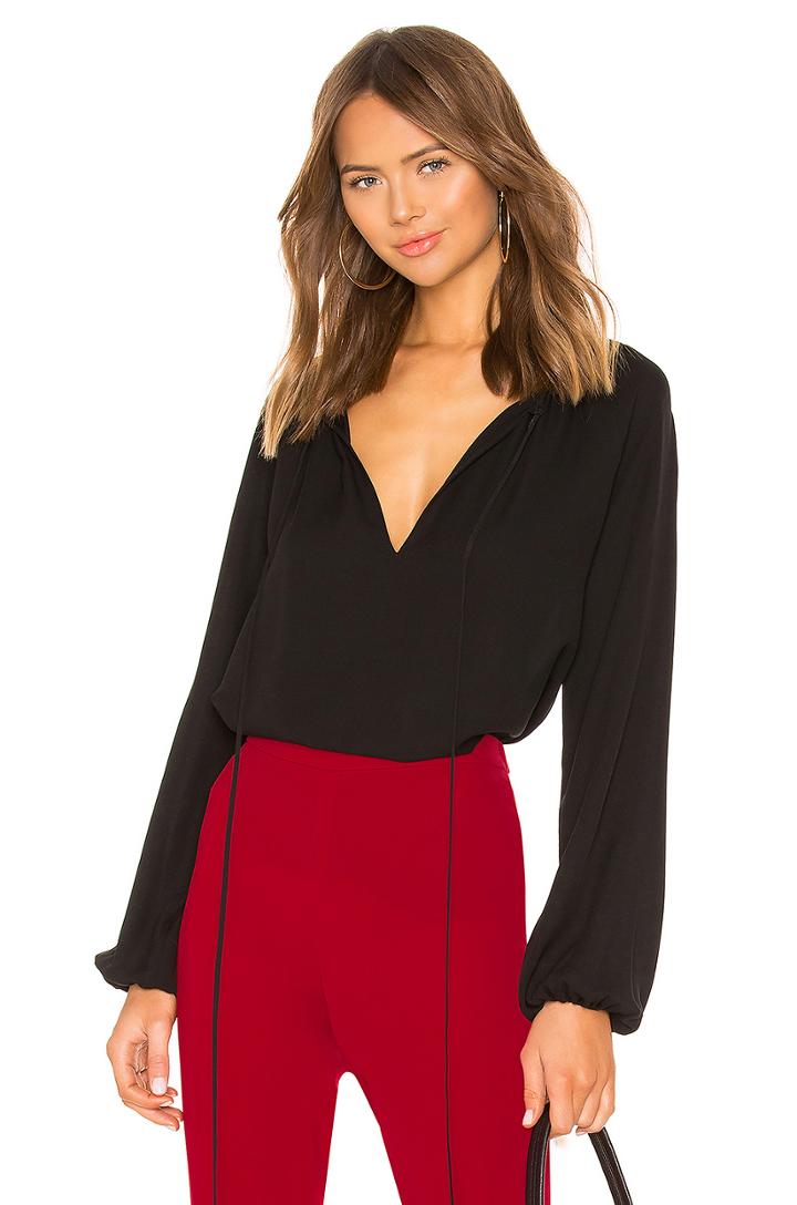 Gathered Long Sleeve Top