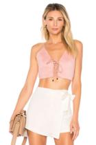 Crystal Faux Suede Top