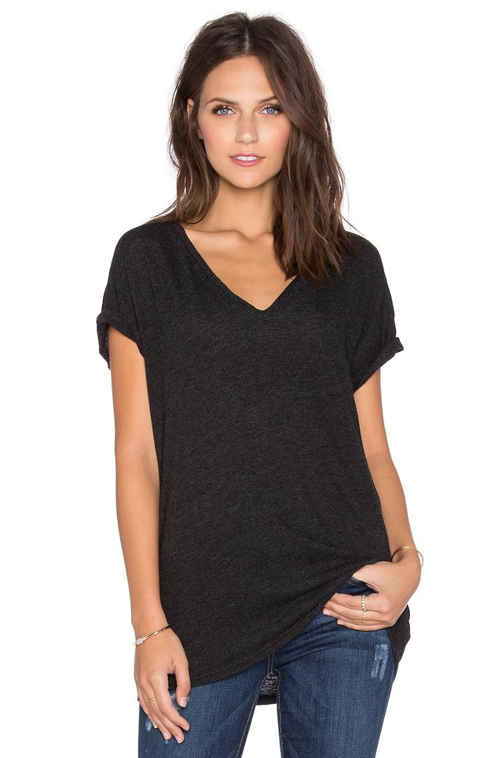 Oversized V Neck Tee
