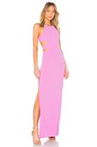 High Neck Tie Back Gown