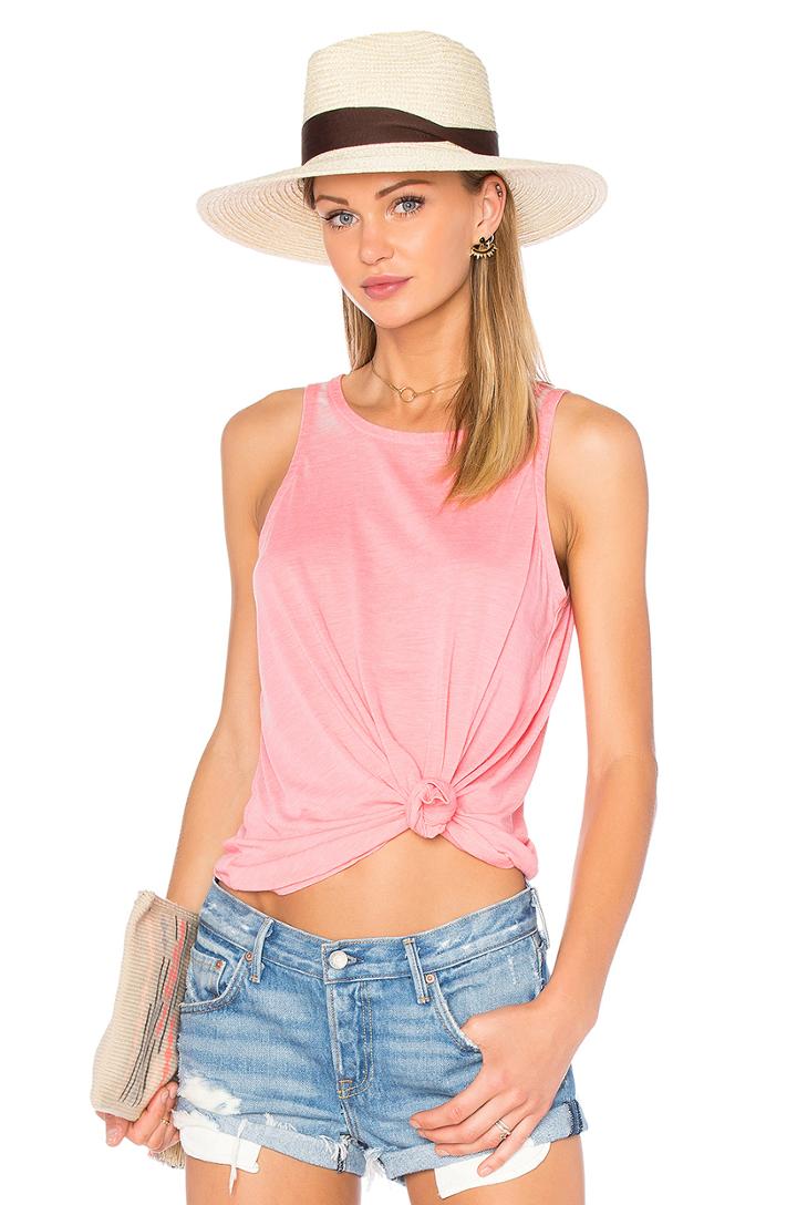 Open Back Flounce Tank