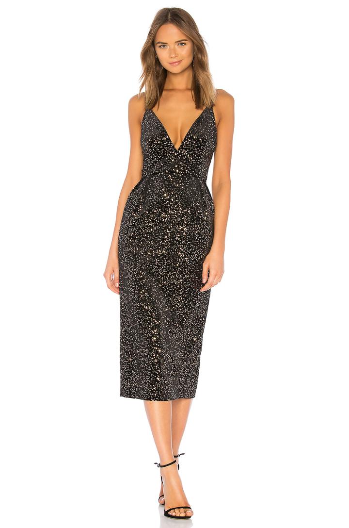 Velvet Sequined Dress