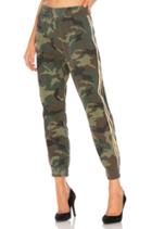 High Waist Twill Joggers