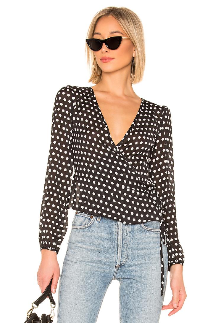 Tamia Wrap Tie Top