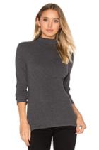 Brushed Turtleneck Long Sleeve Tee