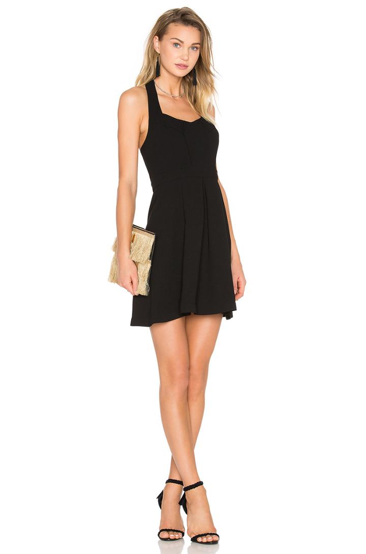 Seamed Halter Dress