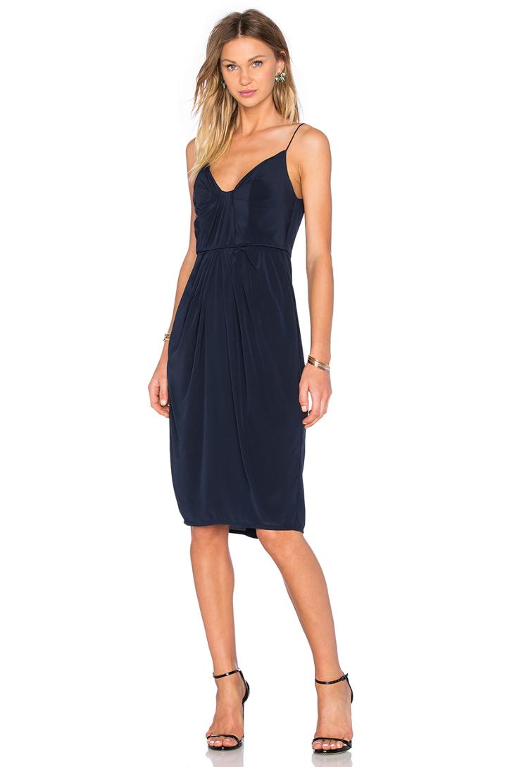 Silk Folded Dress