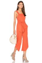 Square Neck Belted Cropped Jumpsuit