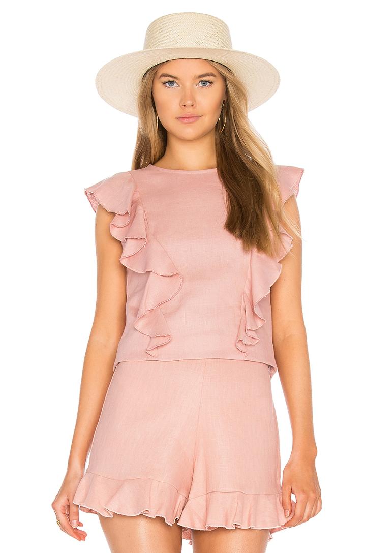 Olivia Linen Top