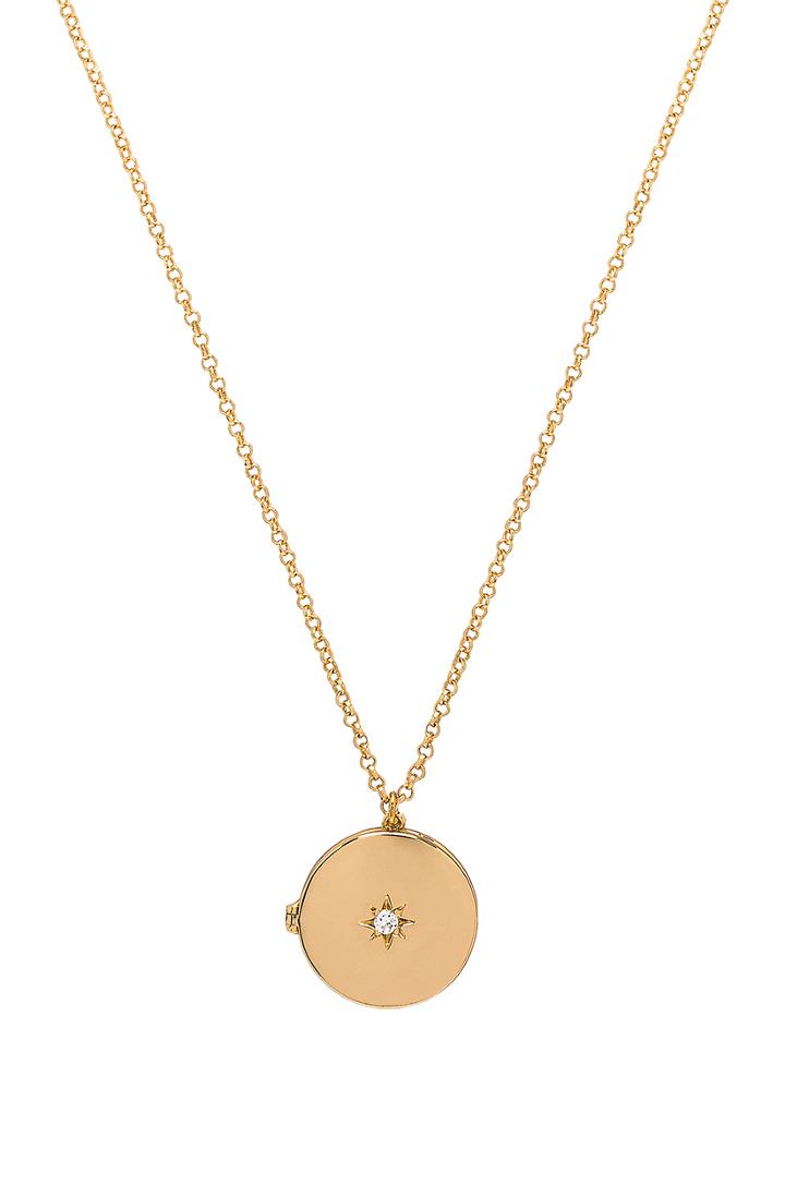 Starburst Locket Necklace
