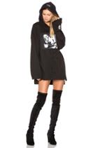Long Sleeve Graphic Lace Up Hoodie