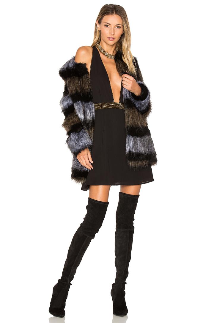 X Revolve Antonella Faux Fur Coat