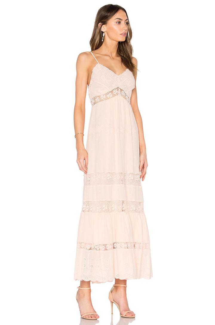 Eyelet Midi Dress