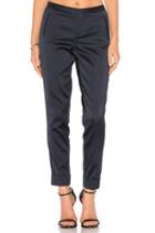 Stretch Satin Classic Slim Pant