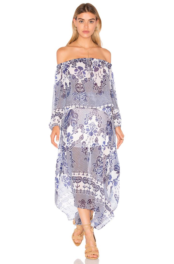Porcelanata Neckline Dress