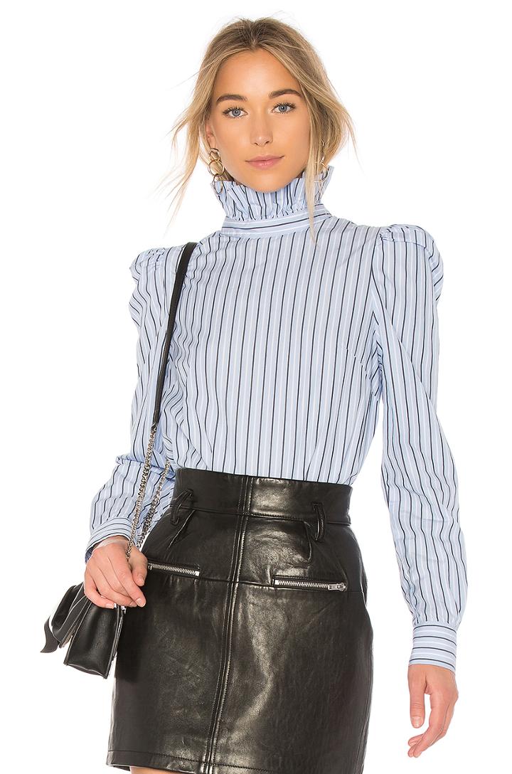 Ruffle Neck Shirt
