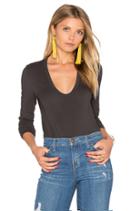 Long Sleeve U Neck Top