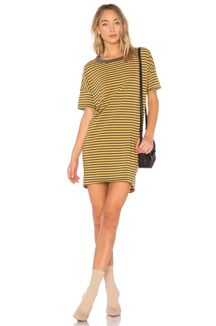 Mustard Stripe Dress