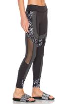 Lux Print Border Contrast Long Legging