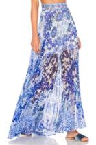 Pleated Full Hem Skirt