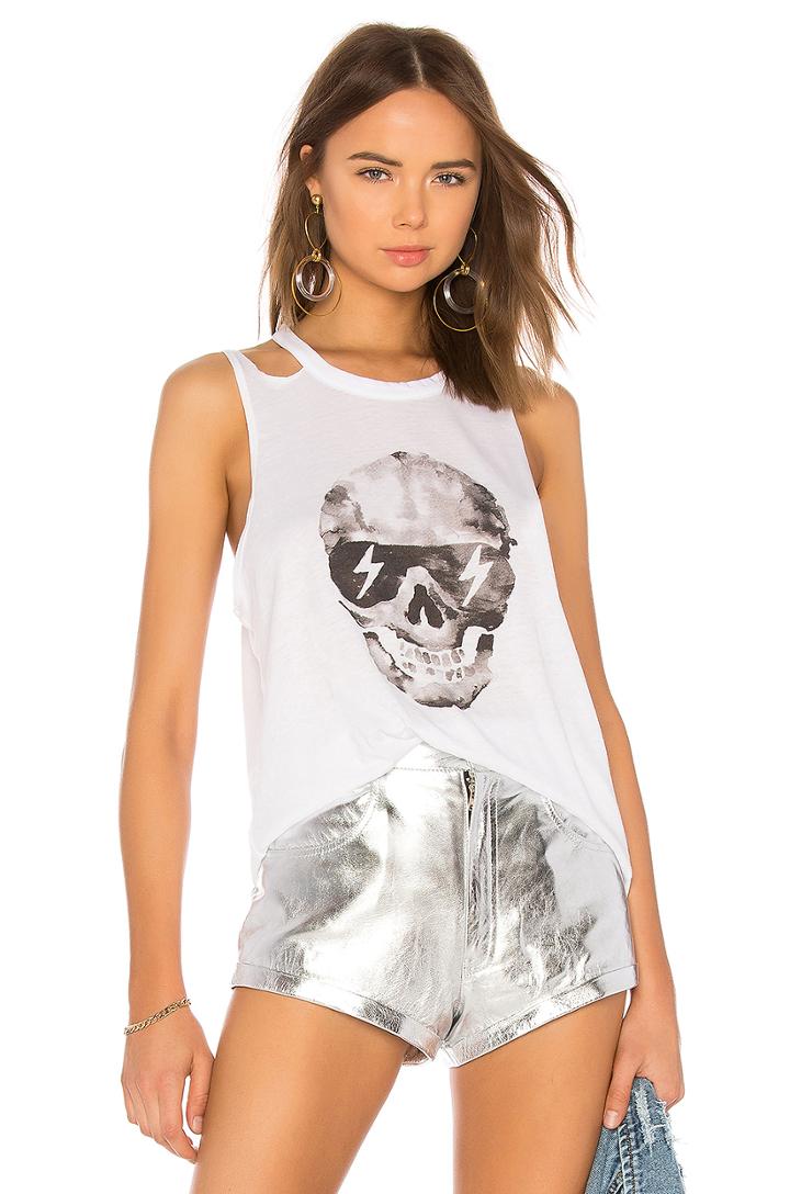 Painted Skull Tank
