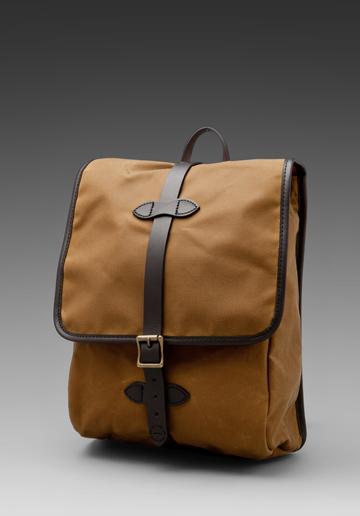 Filson Tin Cloth Backpack In Tan