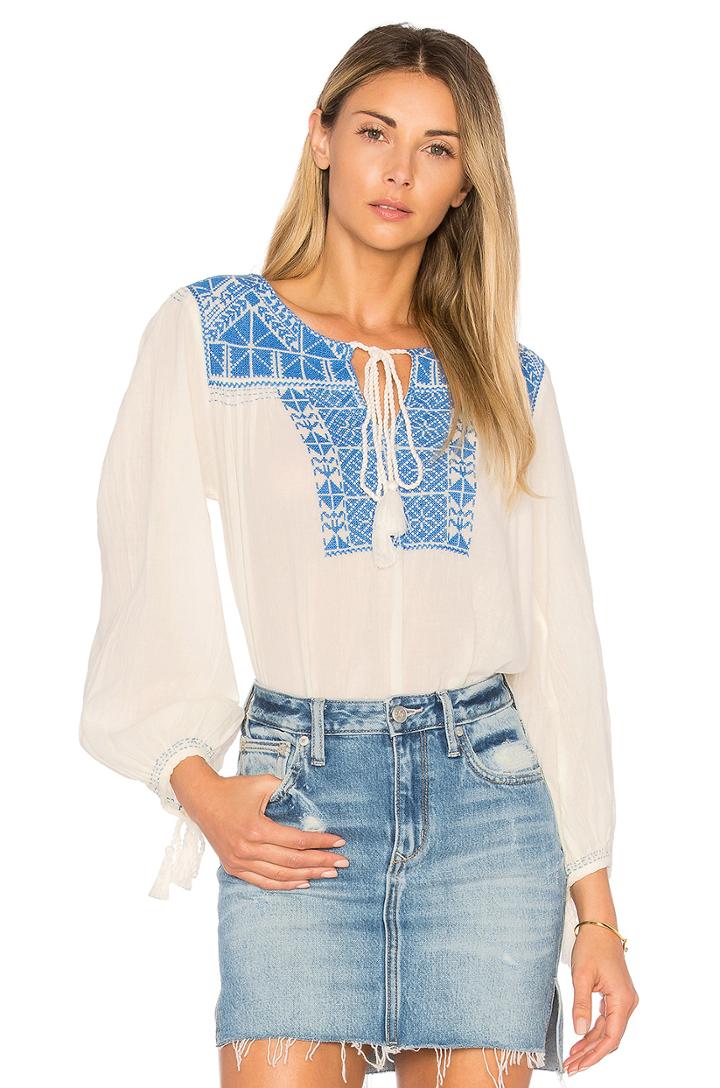 Vero Embroidered Top