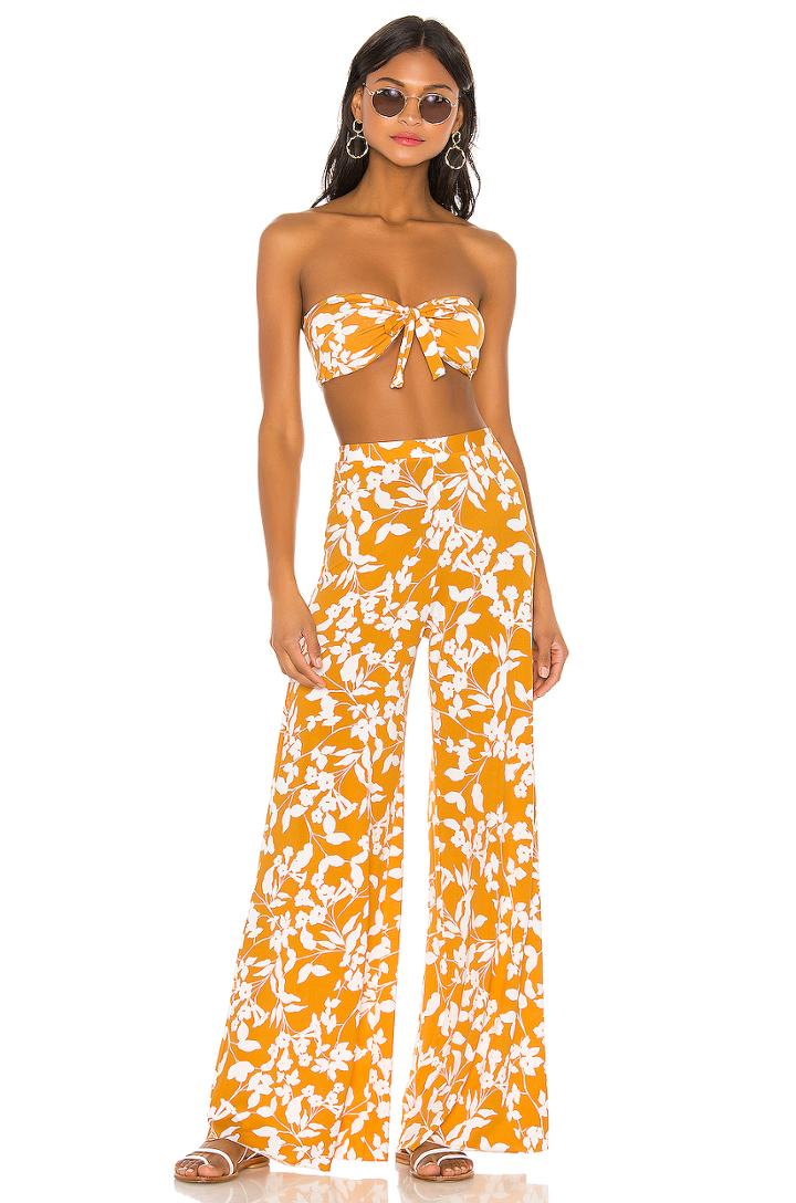 Santorini Set Yellow & White Floral