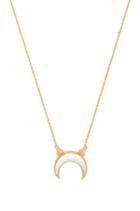 Titania Opal Crescent Necklace