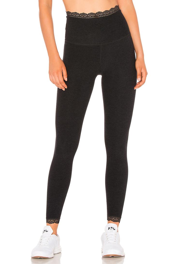 All For Lace High Waisted Midi Legging