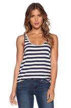 Ria Pink Stripe Tank