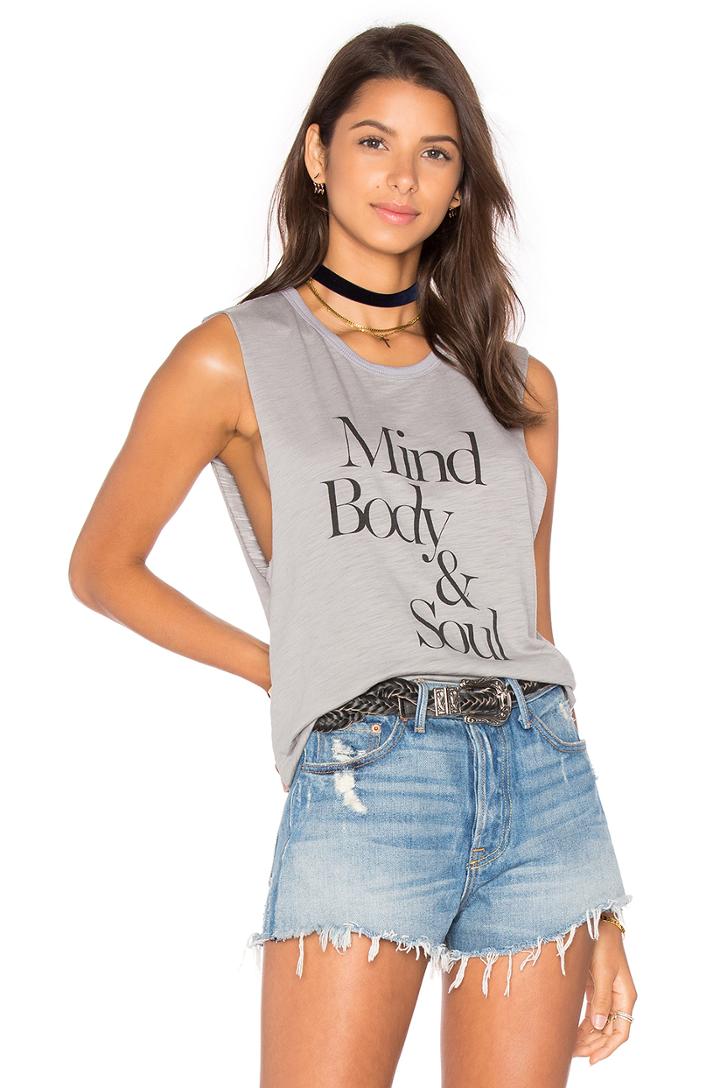 Mind Body & Soul Cut Off Tank