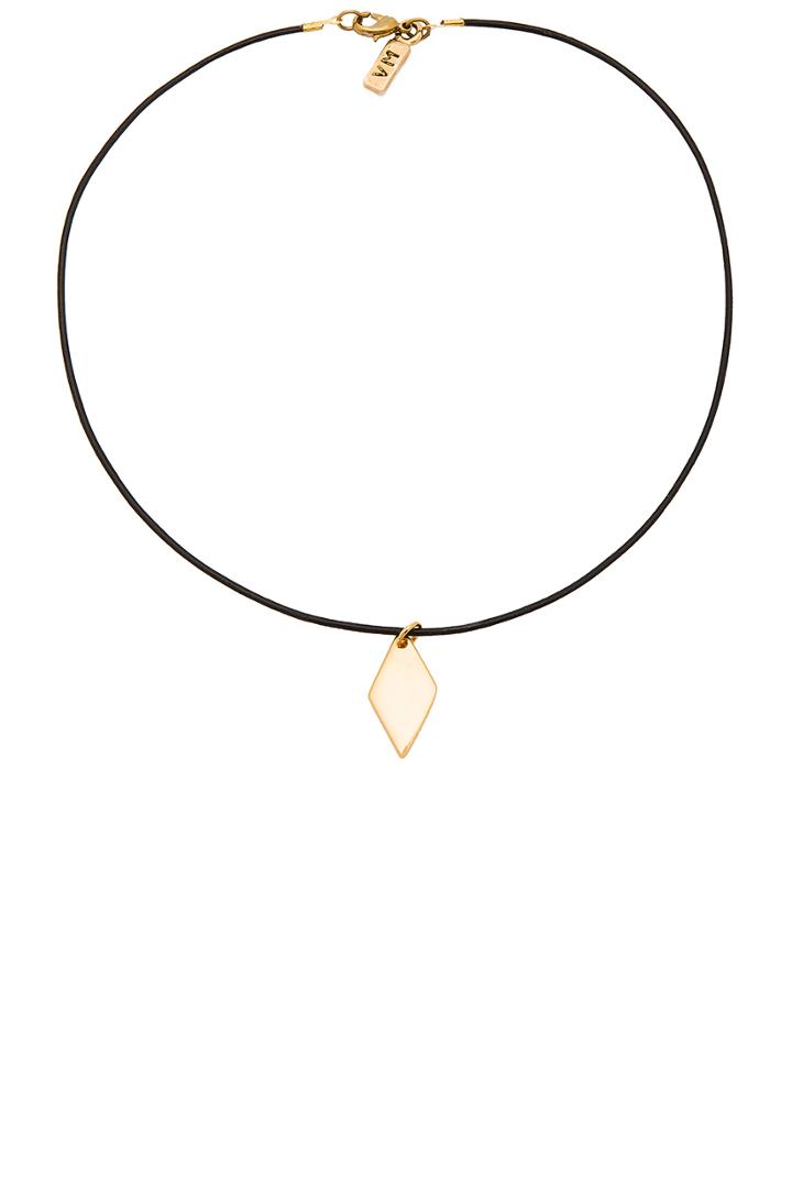 Diamond Leather Choker