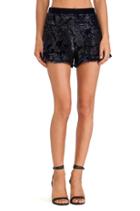 Sequin Velvet Shorts