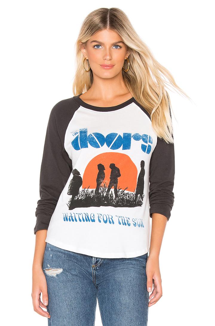 The Doors Waiting For The Sun Raglan