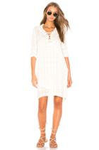 Sandbar Stripe Lace Up Dress
