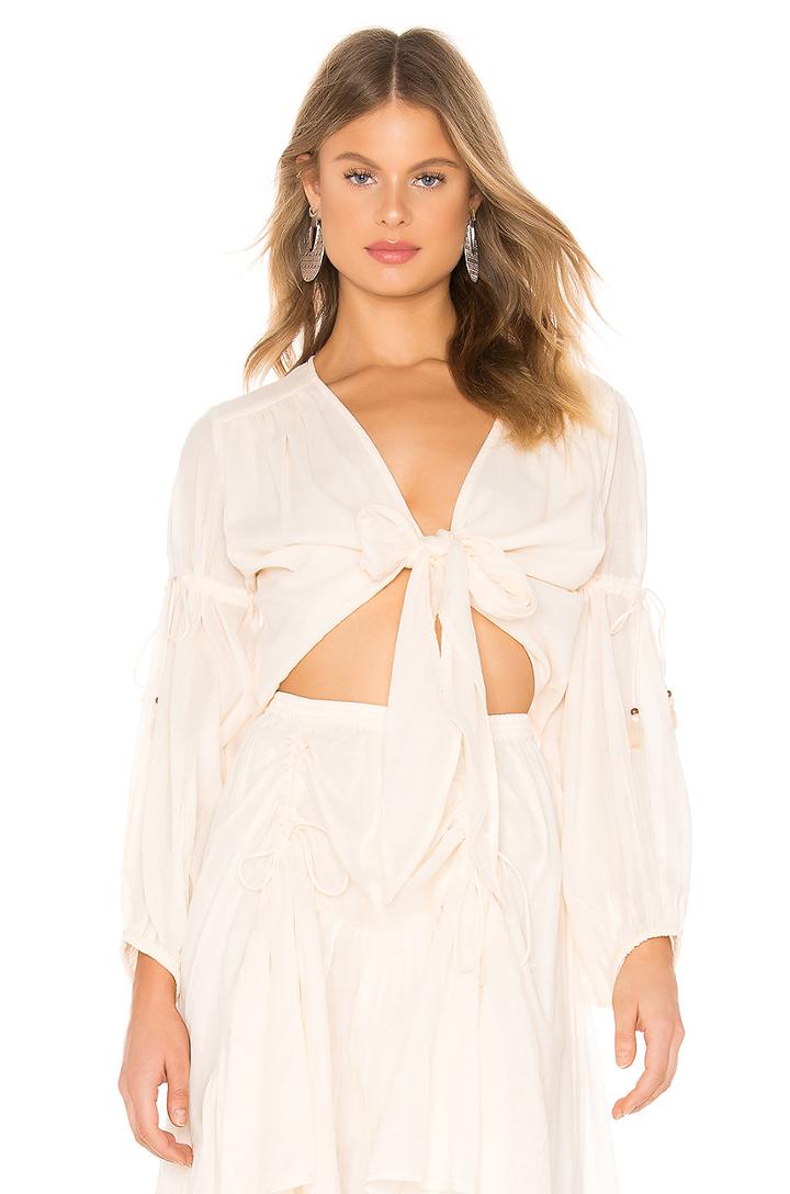 Seashell Organic Tie Top