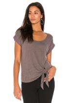 Side Knot Tee In White