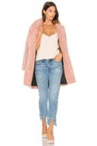 Teddy Bear Cocoon Faux Fur Coat