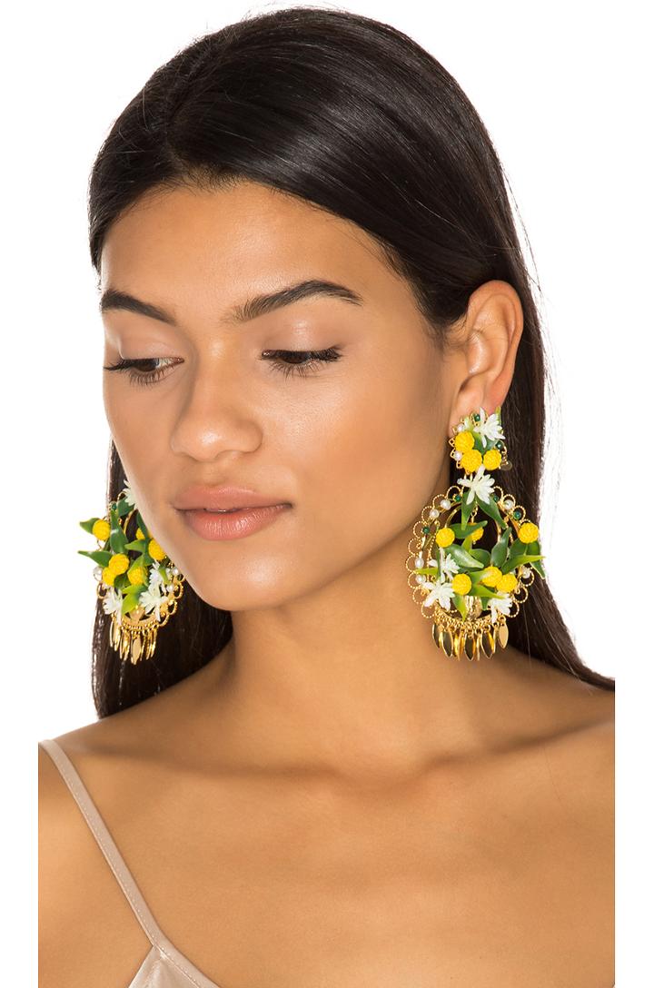 Fiesta Lemon Earrings