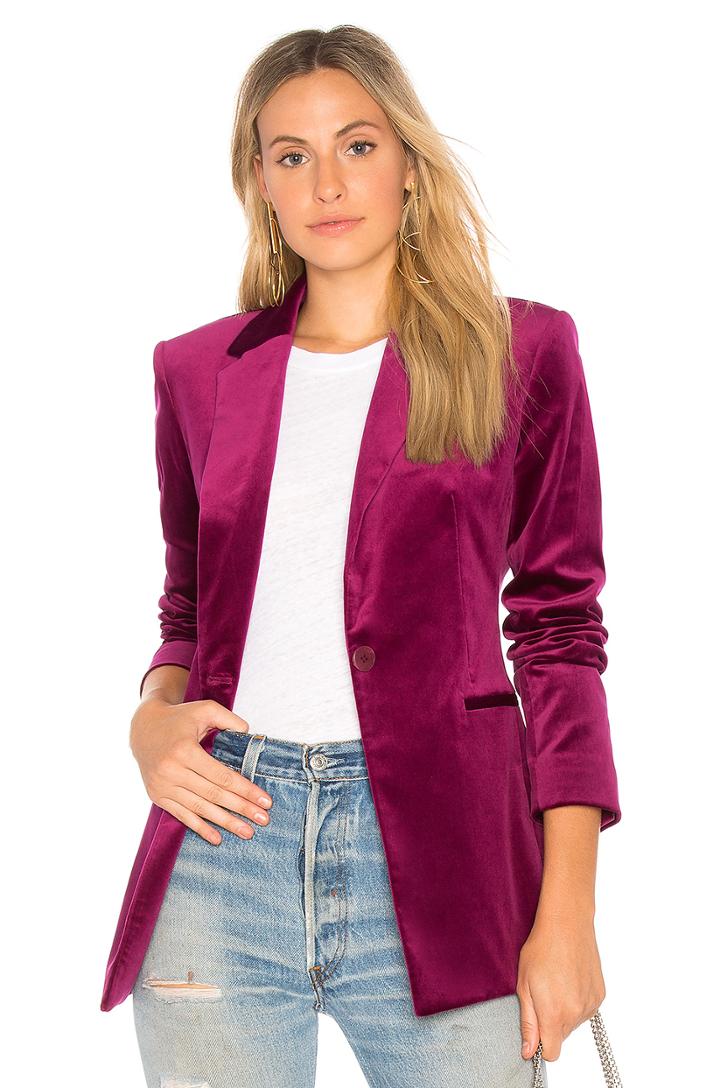 Power Velvet Blazer