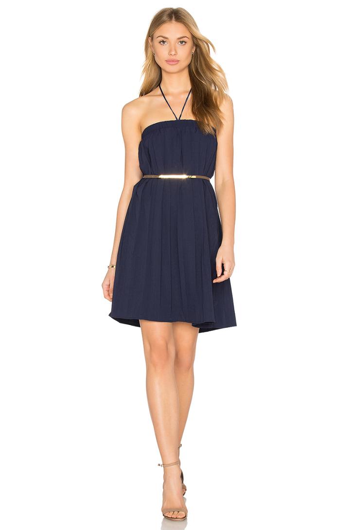 Halter Linen Gauze Dress
