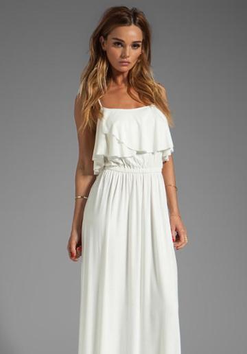 Rachel Pally Cloris Maxi Dress In White