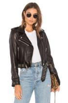 Black Smoke Leather Jacket
